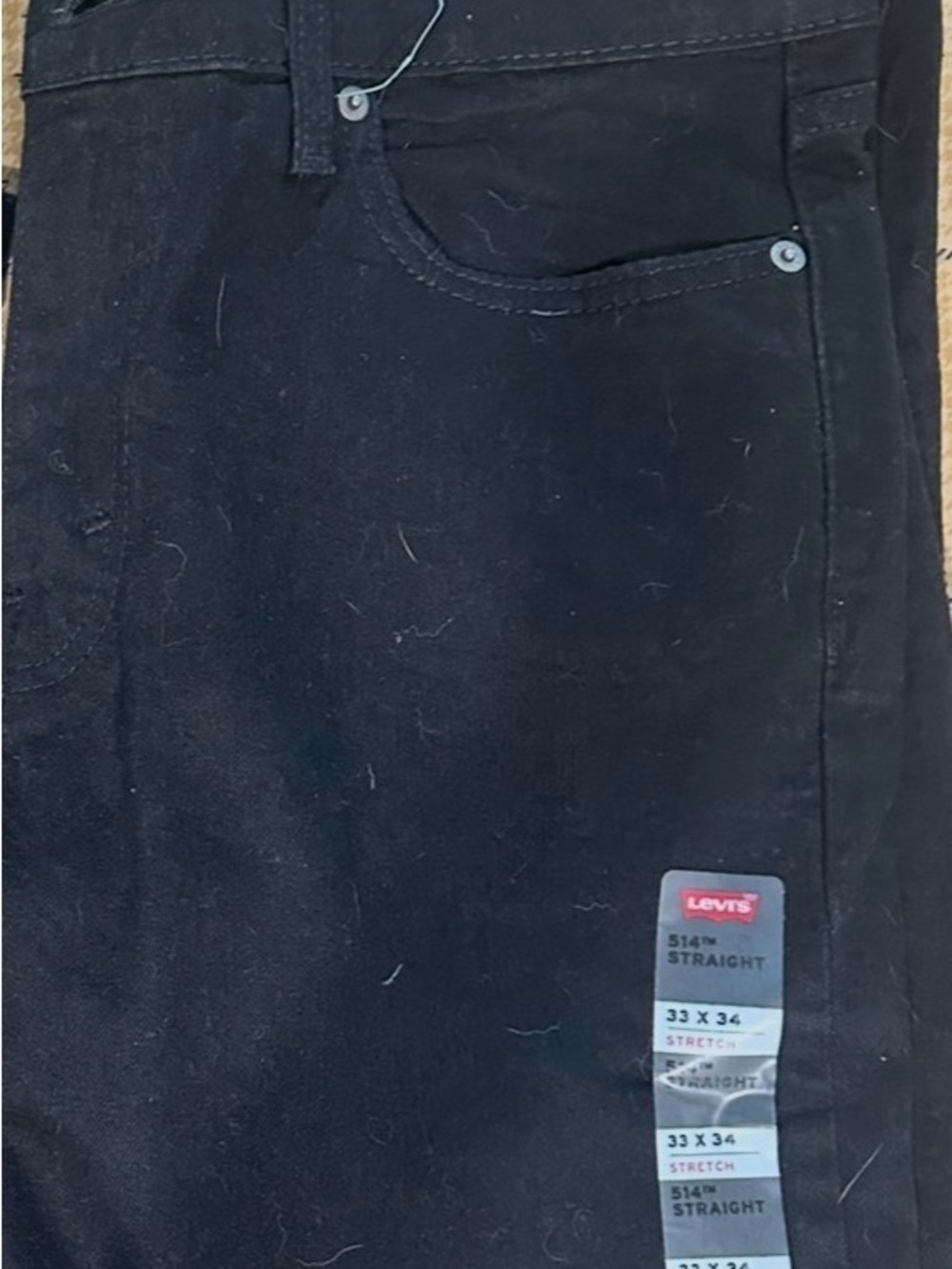 Levi's Slim Black Jeans - Classic Slim Fit